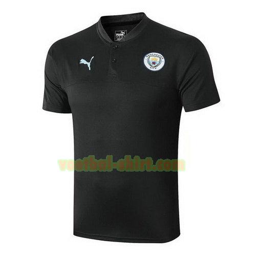 manchester city poloshirt 2019-2020 zwart blauw mannen