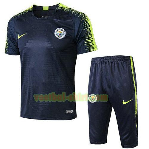 manchester city set opleiding 2018-2019 blauw groen mannen