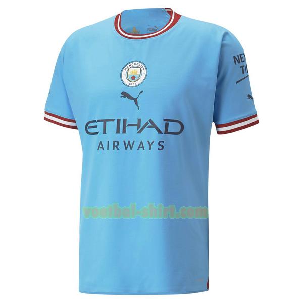 manchester city thuis shirt 2022 2023 blauw mannen