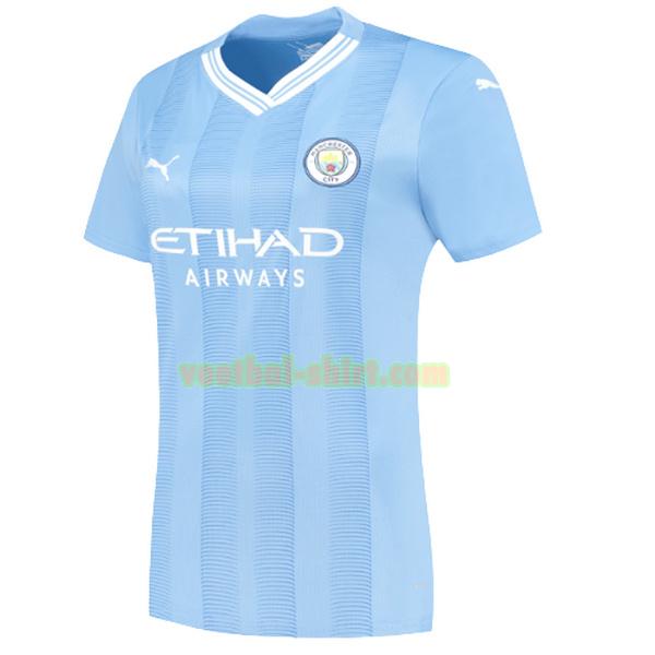 manchester city thuis shirt 2023 2024 blauw dames