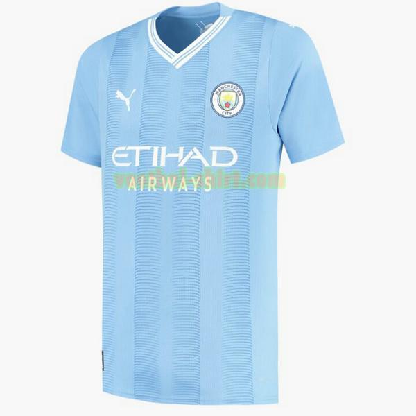 manchester city thuis shirt 2023 2024 blauw mannen