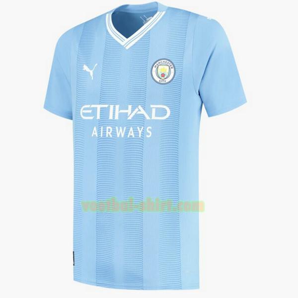 manchester city thuis shirt 2023 2024 thailand blauw mannen