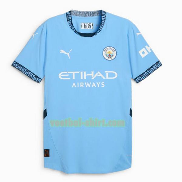 manchester city thuis shirt 2024 2025 thailand blauw mannen