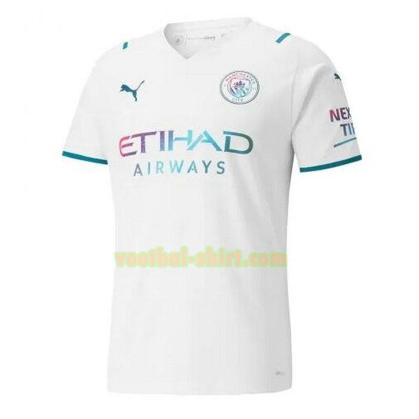 manchester city uit shirt 2021 2022 thailand wit mannen