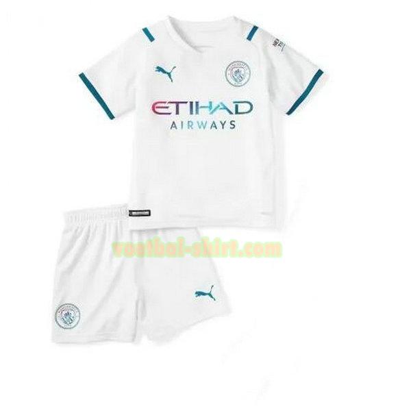 manchester city uit shirt 2021 2022 wit kinderen