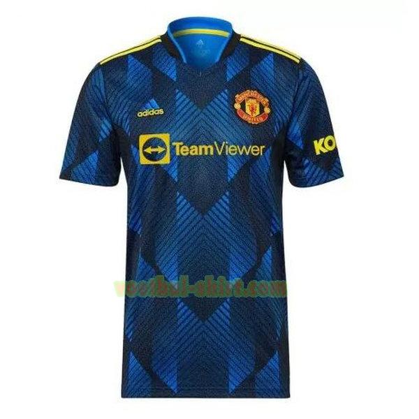 manchester united 3e shirt 2021 2022 thailand blauw mannen