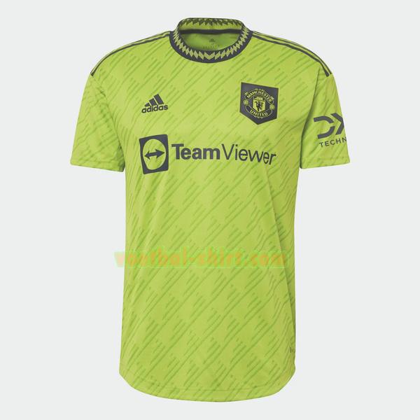 manchester united 3e shirt 2022 2023 groen mannen