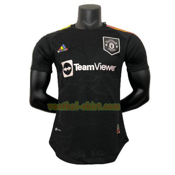 manchester united player special edition shirt 2023 2024 zwart mannen