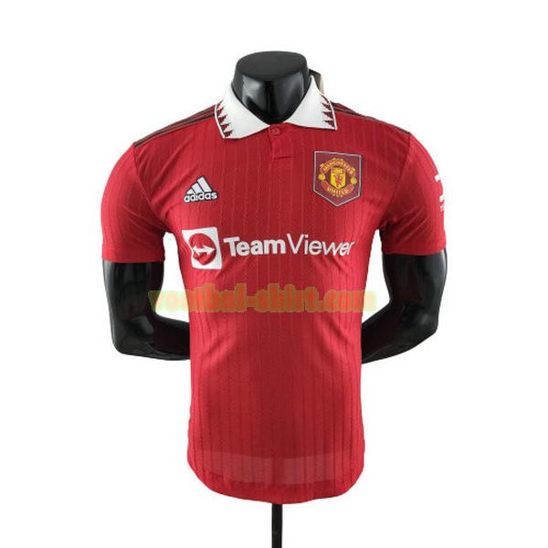 manchester united player thuis shirt 2022 2023 rood mannen