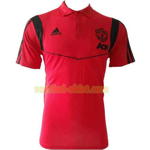 manchester united poloshirt 2019 2020 rood mannen