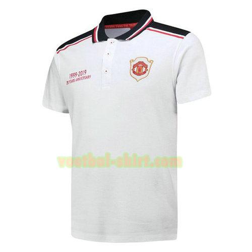 manchester united poloshirt 20th wit mannen