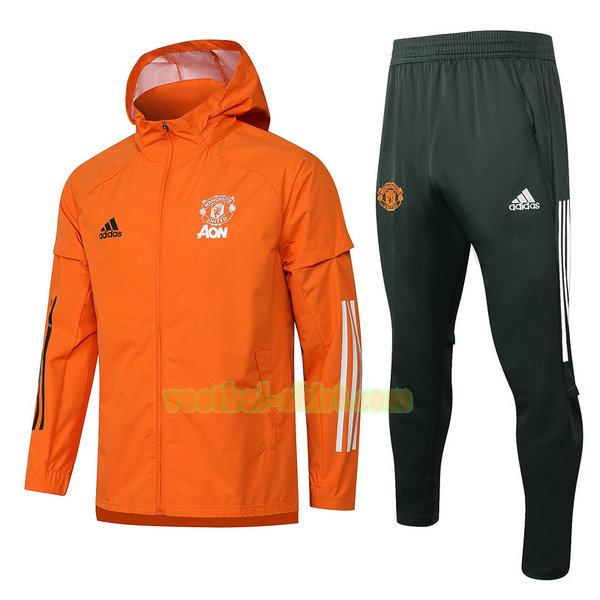 manchester united set jasje 2021 2022 oranje mannen