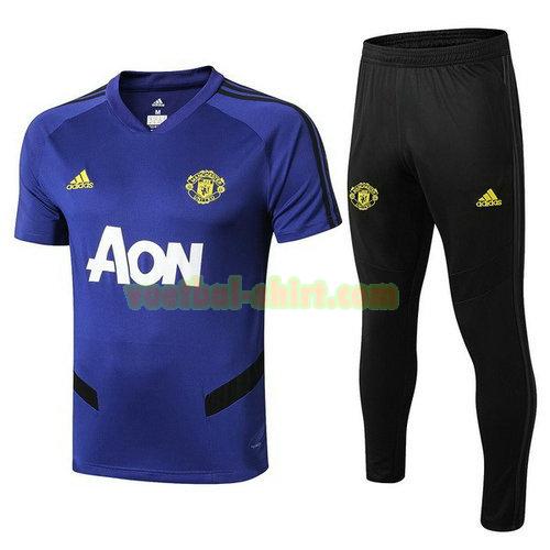 manchester united set opleiding 2019-2020 blauw mannen