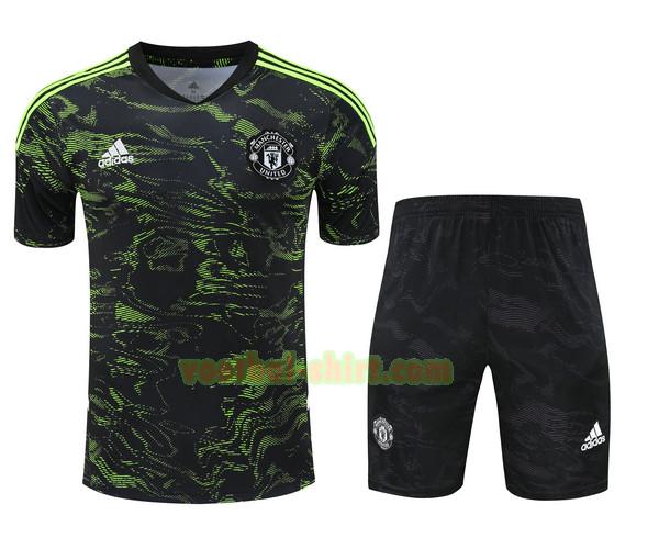 manchester united set training shirt 2023 2024 groen mannen