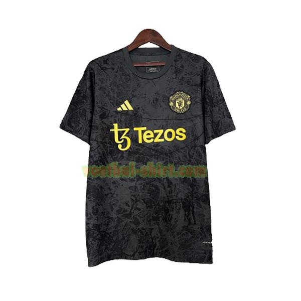 manchester united special edition shirt 2024 2025 zwart mannen