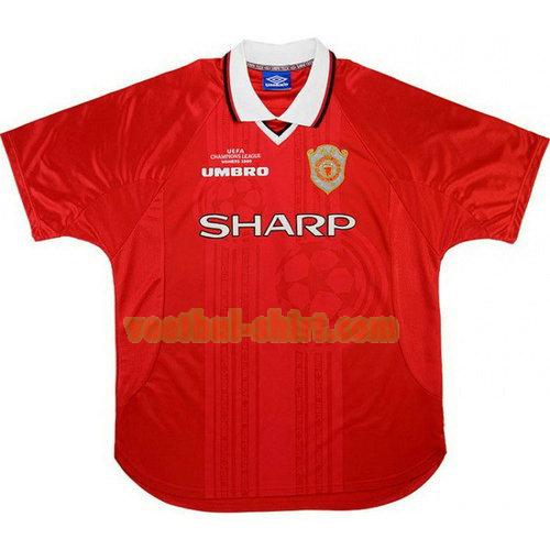 manchester united thuis shirt 1999 2000 mannen