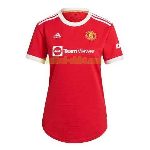 manchester united thuis shirt 2021 2022 rood dames