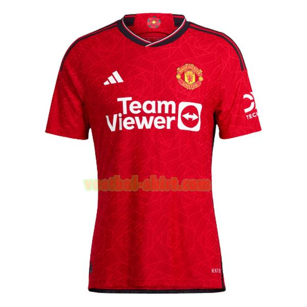 manchester united thuis shirt 2023 2024 rood mannen