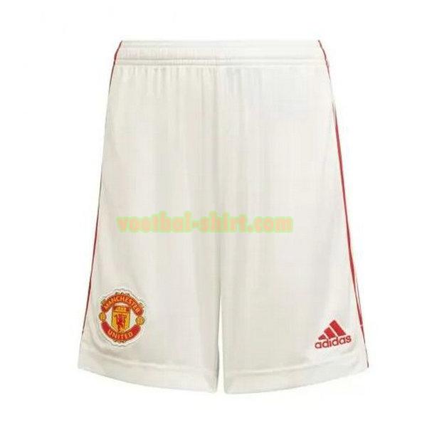 manchester united thuis shorts 2021 2022 wit mannen