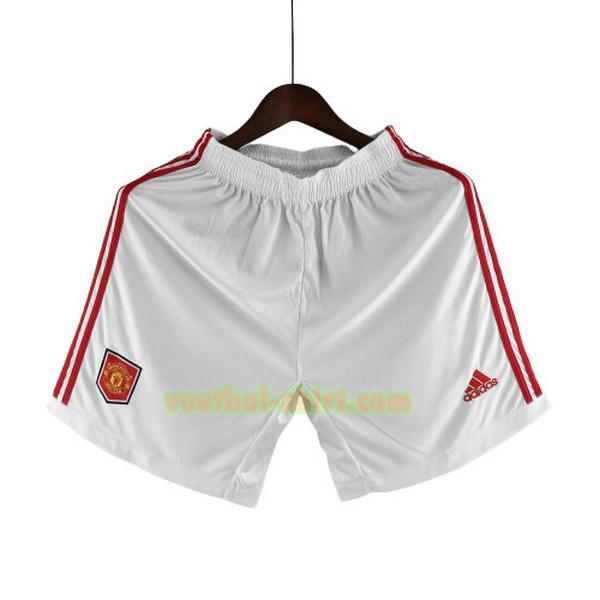 manchester united thuis shorts 2022 2023 wit mannen