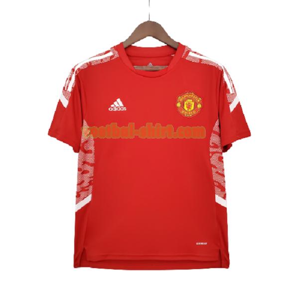 manchester united training shirt 2021 2022 rood mannen