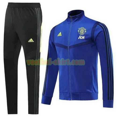 manchester united trainingspak 2019-20 blauw marinekleur mannen