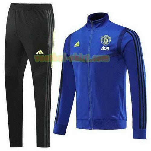 manchester united trainingspak 2019 2020 blauw marinekleur kinderen