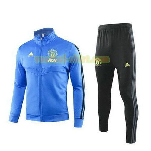 manchester united trainingspak 2019 2020 licht blauw mannen