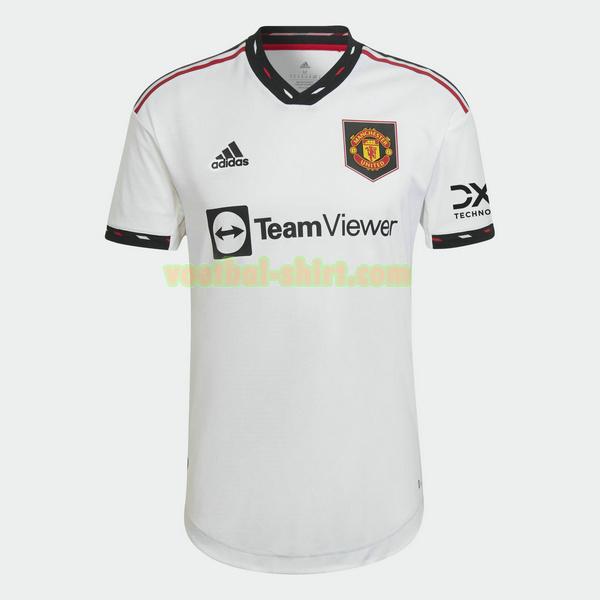 manchester united uit shirt 2022 2023 wit mannen