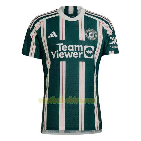 manchester united uit shirt 2023 2024 groen mannen