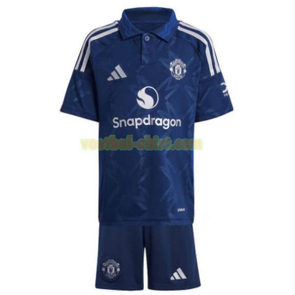 manchester united uit shirt 2024 2025 wit kinderen