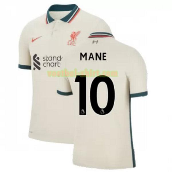 mane 10 liverpool uit shirt 2021 2022 geel mannen