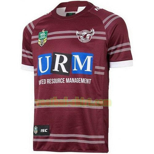 manly sea eagles thuis rugby shirt 2018 rood mannen