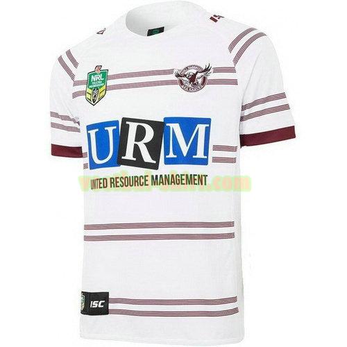 manly sea eagles uit rugby shirt 2018 wit mannen