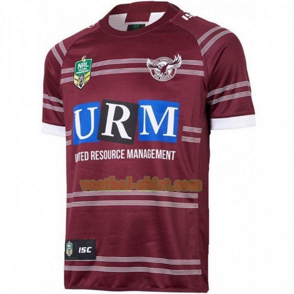 manly warringah sea eagles thuis shirt 2018 purper mannen