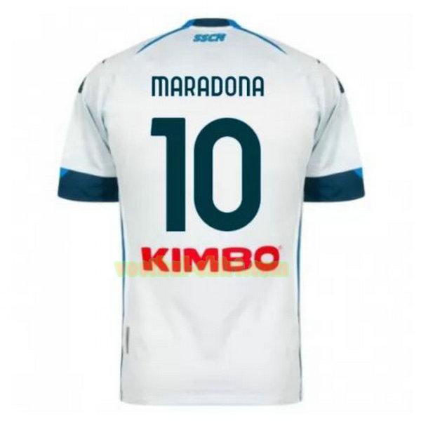 maradona 10 napoli uit shirt 2020-2021 mannen