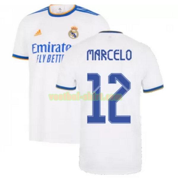 marcelo 12 real madrid thuis shirt 2021 2022 wit mannen