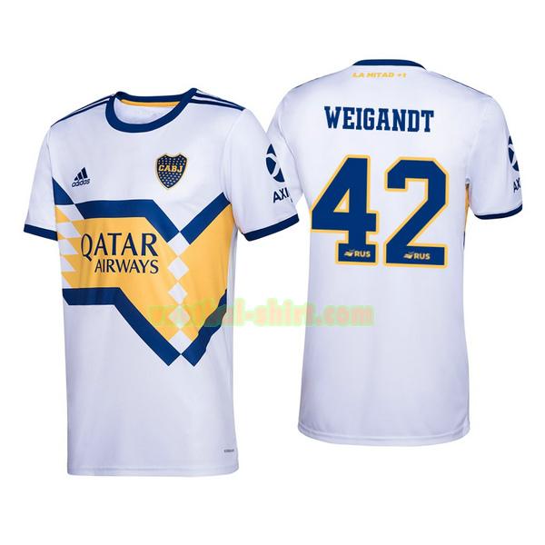 marcelo weigandt 42 boca juniors uit shirt 2020-2021 mannen