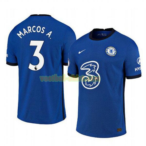 marcos alonso 3 chelsea thuis shirt 2020-2021 mannen