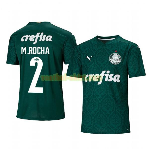 marcos rocha 2 palmeiras thuis shirt 2020-2021 mannen