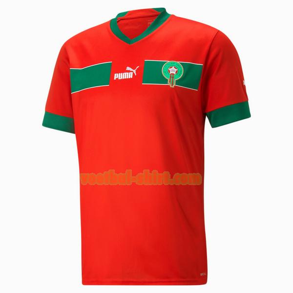 marokko thuis shirt 2022 2023 thailand rood mannen
