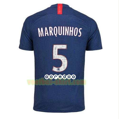 marquinhos 5 paris saint germain thuis shirt 2019-2020 mannen