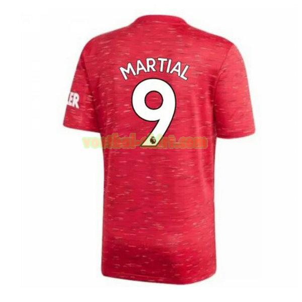 martial 9 manchester united thuis shirt 2020-2021 mannen