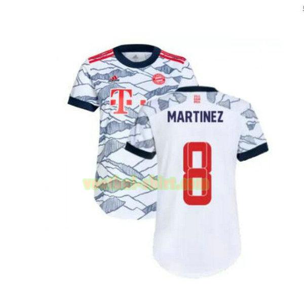 martinez 8 bayern münchen 3e shirt 2021 2022 grijs mannen