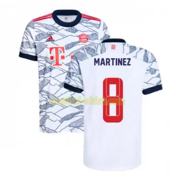 martinez 8 bayern münchen 3e shirt 2021 2022 zwart mannen