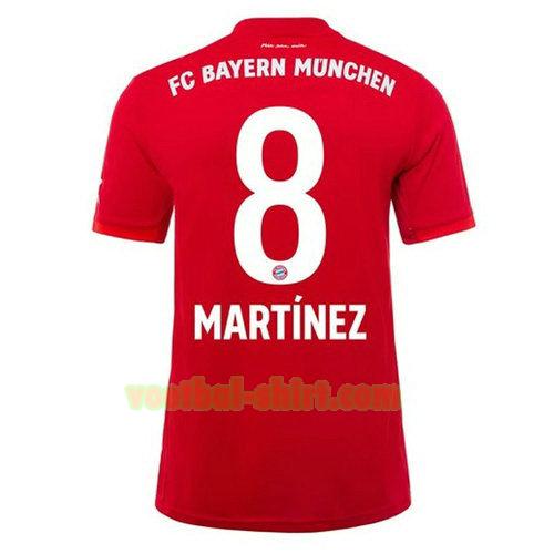 martinez 8 bayern münchen thuis shirt 2019-2020 mannen
