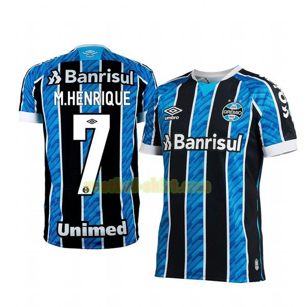 matheus henrique 7 gremio thuis shirt 2020-2021 mannen