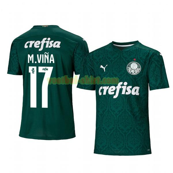 matias vina 17 palmeiras thuis shirt 2020-2021 mannen