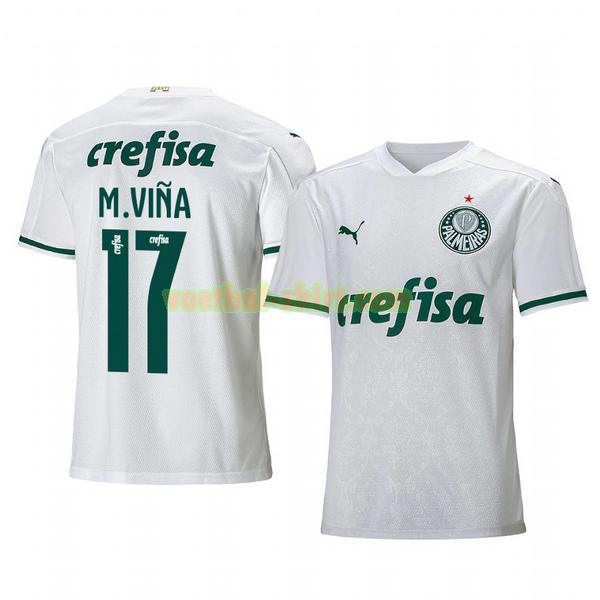 matias vina 17 palmeiras uit shirt 2020-2021 mannen