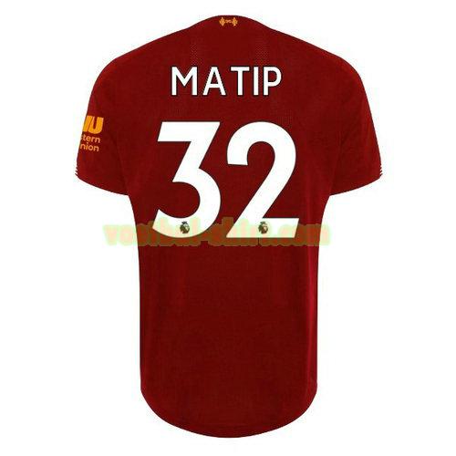 matip 32 liverpool thuis shirt 2019-2020 mannen